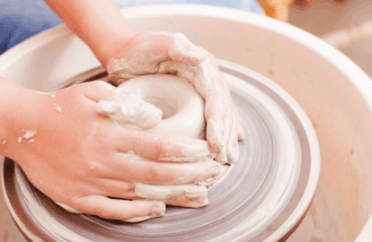 KIDS ONLY – Try It! Pottery for Kids with Danielle~The Clay Lady on Saturday, August 9 from 9:30-11:30